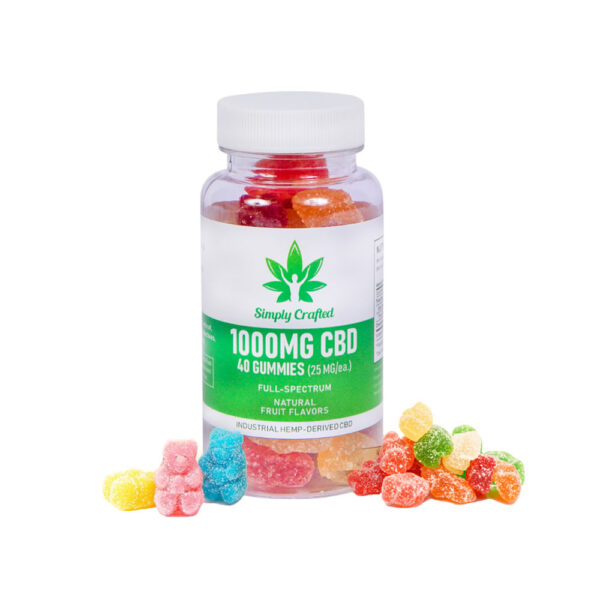 1000mg CBD Gummies - 50 Count